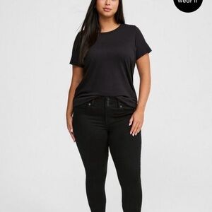 NWT Torrid Women's Black Jegging High-Rise Skinny Jean 24T